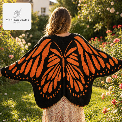 Madisons Threads – Handmade Butterfly Cardigan