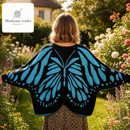 Madisons Threads – Handmade Butterfly Cardigan