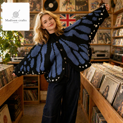 Madisons Threads – Handmade Butterfly Cardigan